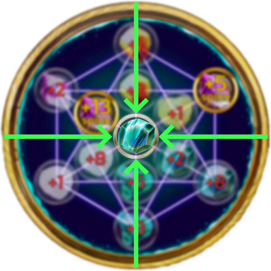 metatron's cube center ring